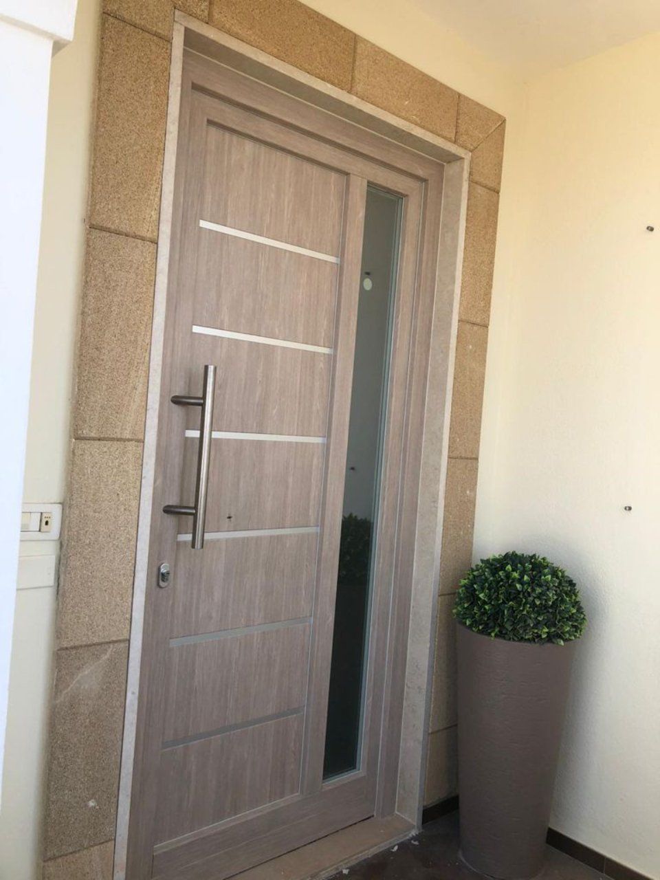 Porta blindata beige