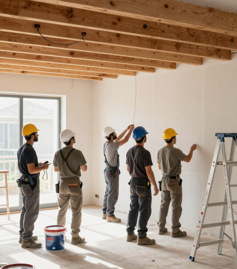Progetto edilizio in corso