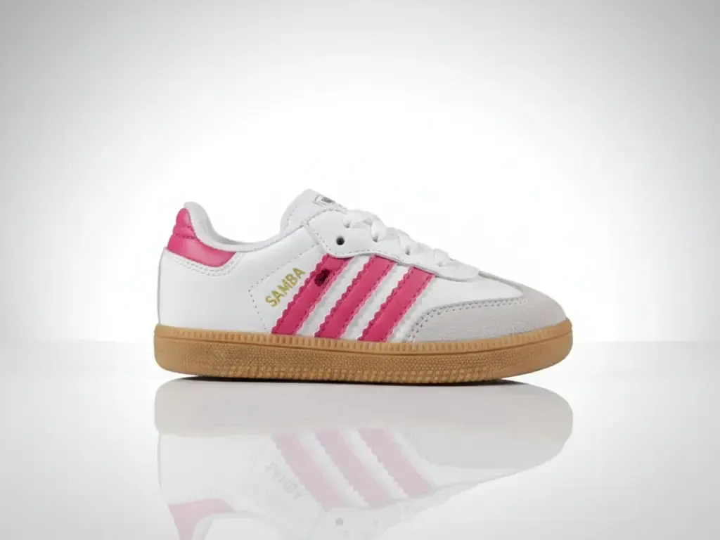 Adidas Samba Niño Blanco/Rojo