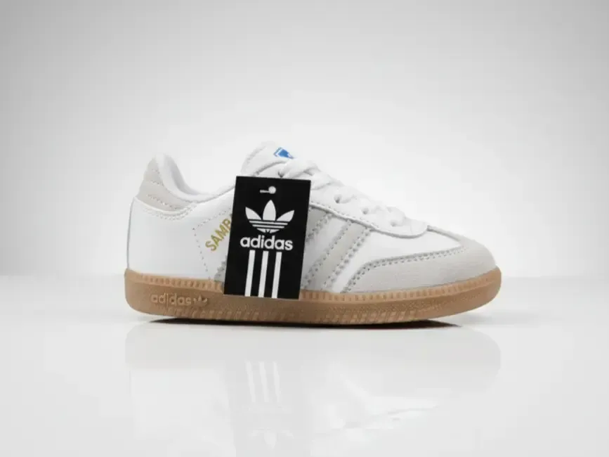 Adidas Samba Niño Blanco/Gris