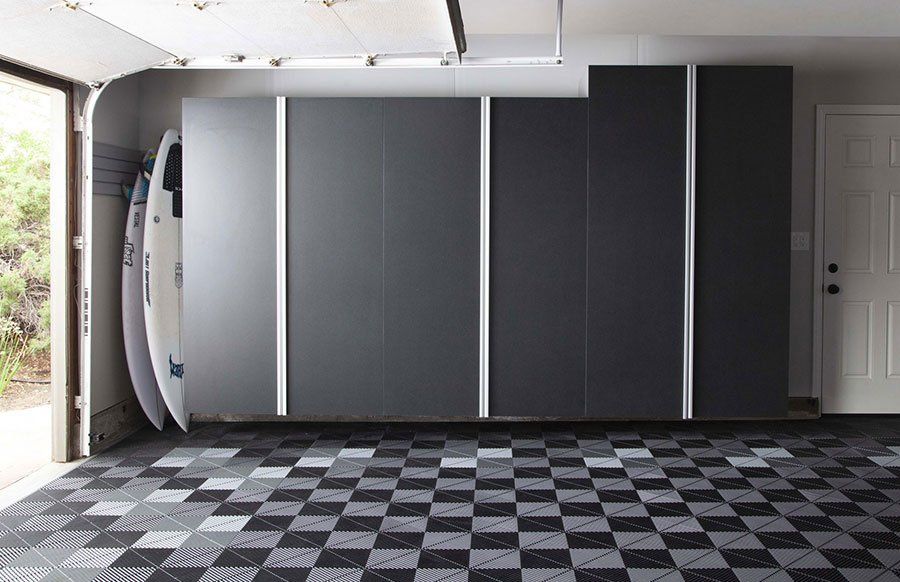Custom Garage Storage Cabinet Installation