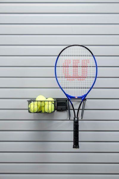 Tennis Equipment Holder Garage Organizer