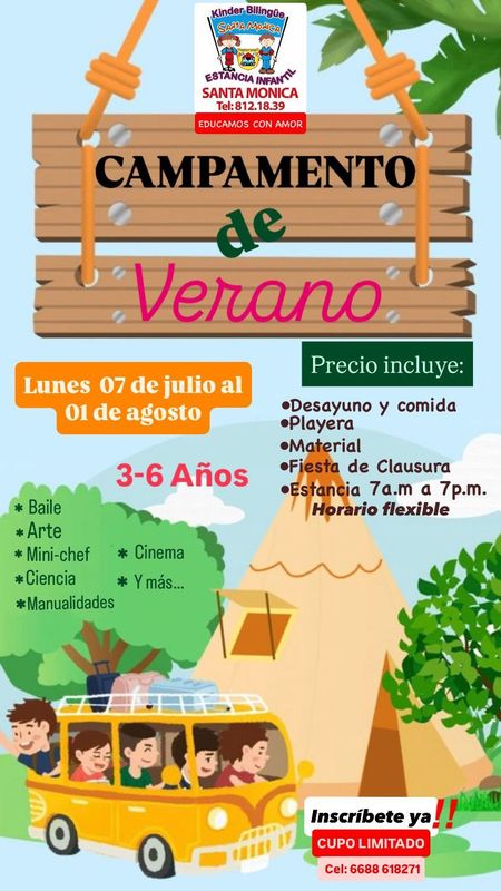JARDÍN DE NIÑOS BILINGÜE Y ESTANCIA INFANTIL SANTA MÓNICA - CAMPAMENTO DE VERANO JARDÍN DE NIÑOS BILINGÜE Y ESTANCIA INFANTIL SANTA MÓNICA - CAMPAMENTO DE VERANO