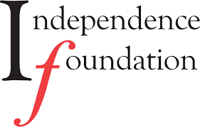 Independence Foundation logo with black and red stylized “I f” lettering