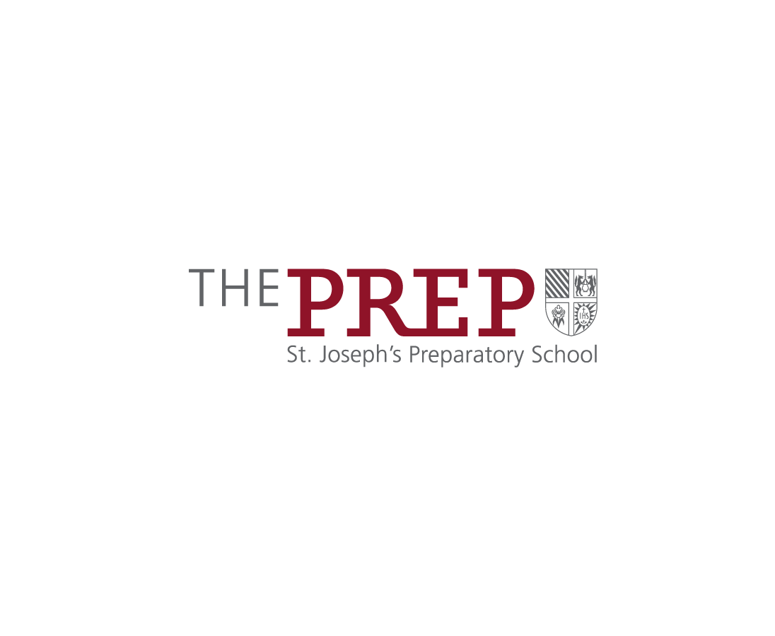 Logo for The Prep, St. Joseph’s Preparatory School, in maroon and gray