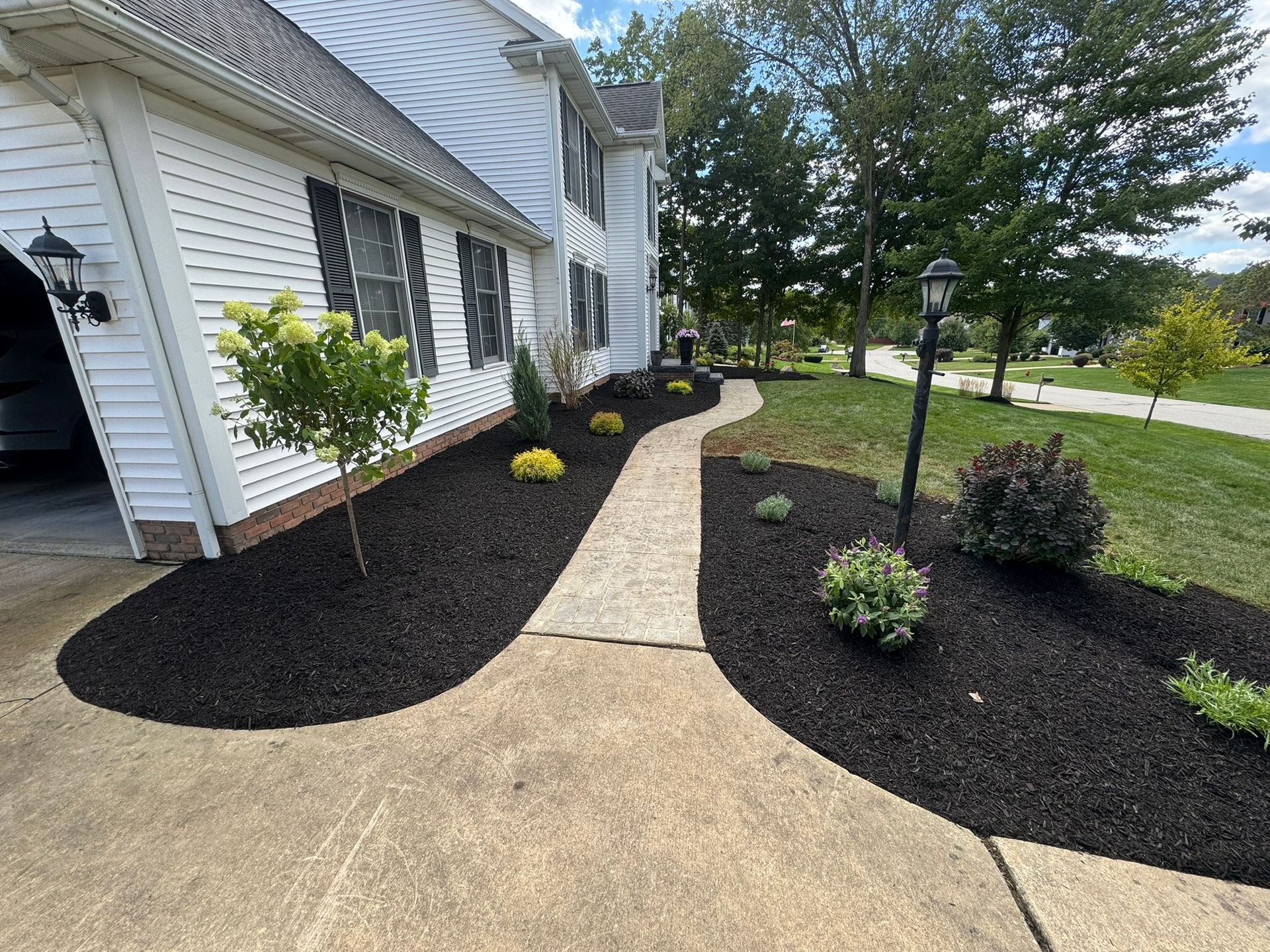 mulch installation