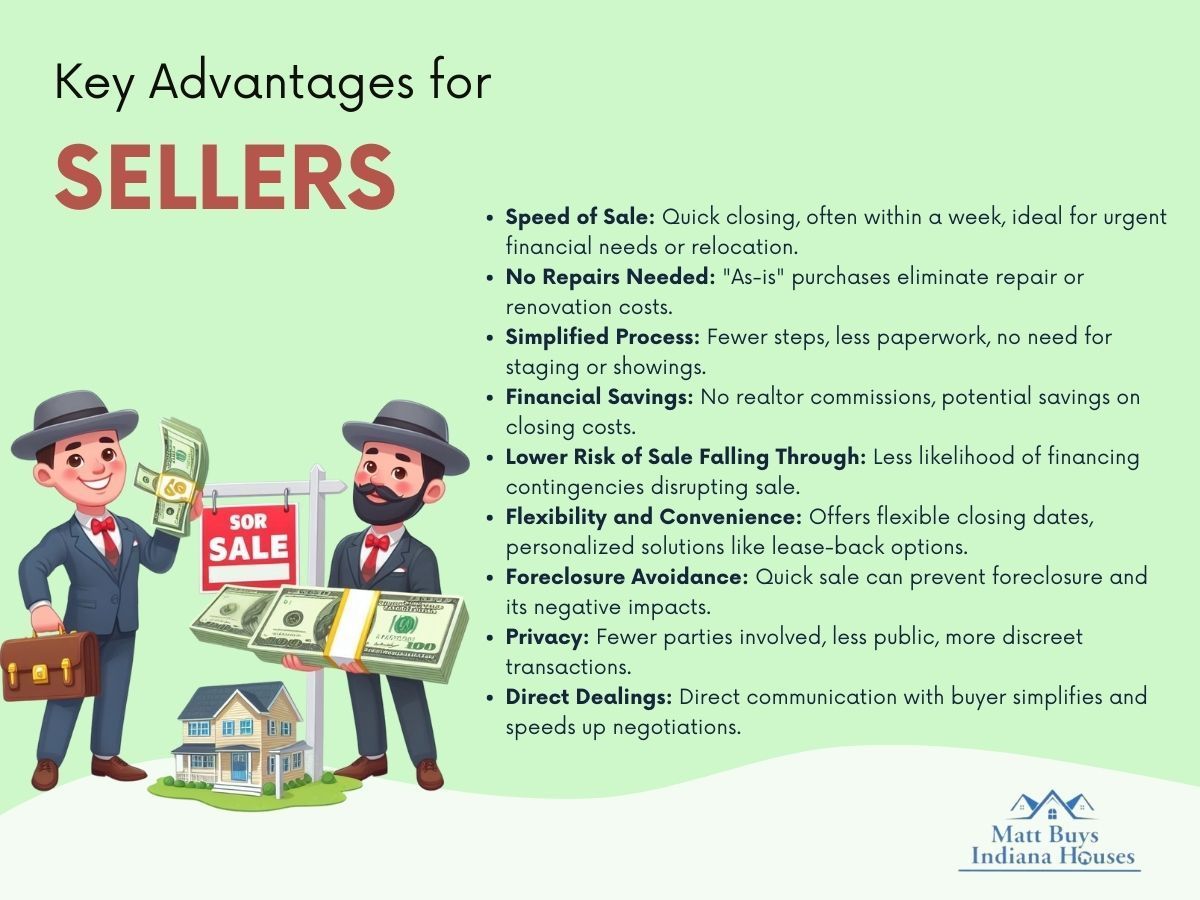 Infographic of two men holding a sign 