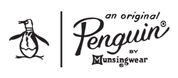 Original Penguin logo with a penguin icon, wordmark, and
