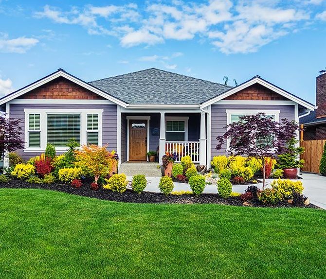 Modern Custom Suburban Home Exterior
