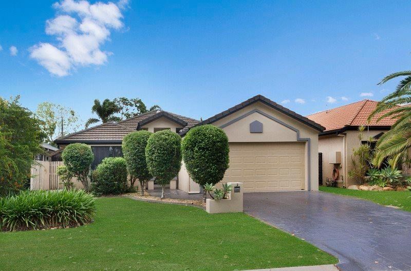 A Beige House With a Brown Roof and Garage — George Pappas Painting In Buderim, QLD