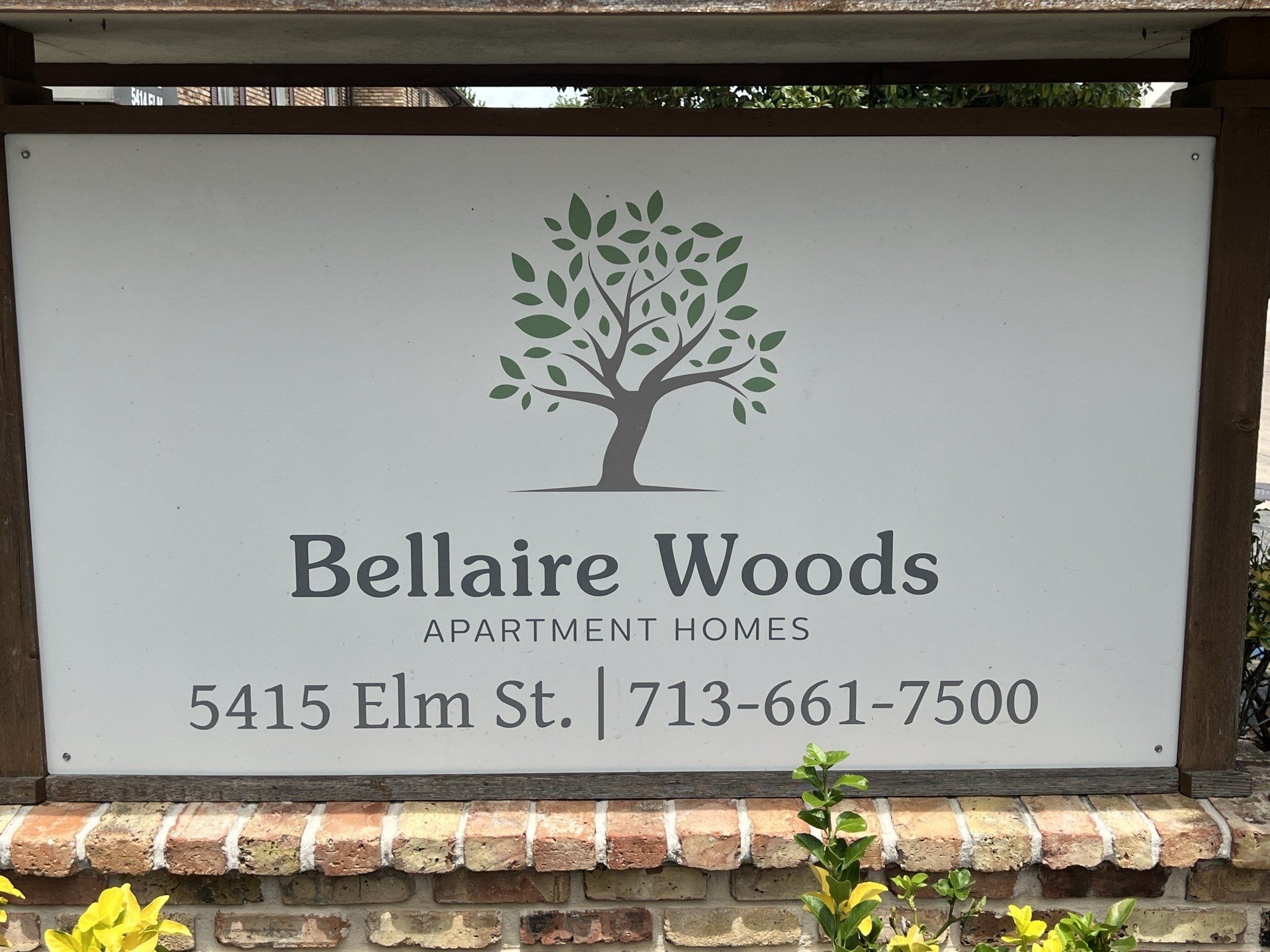 bellaire woods sign