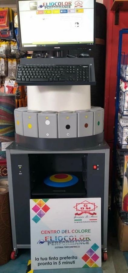 Sistema tintometrico elettronico