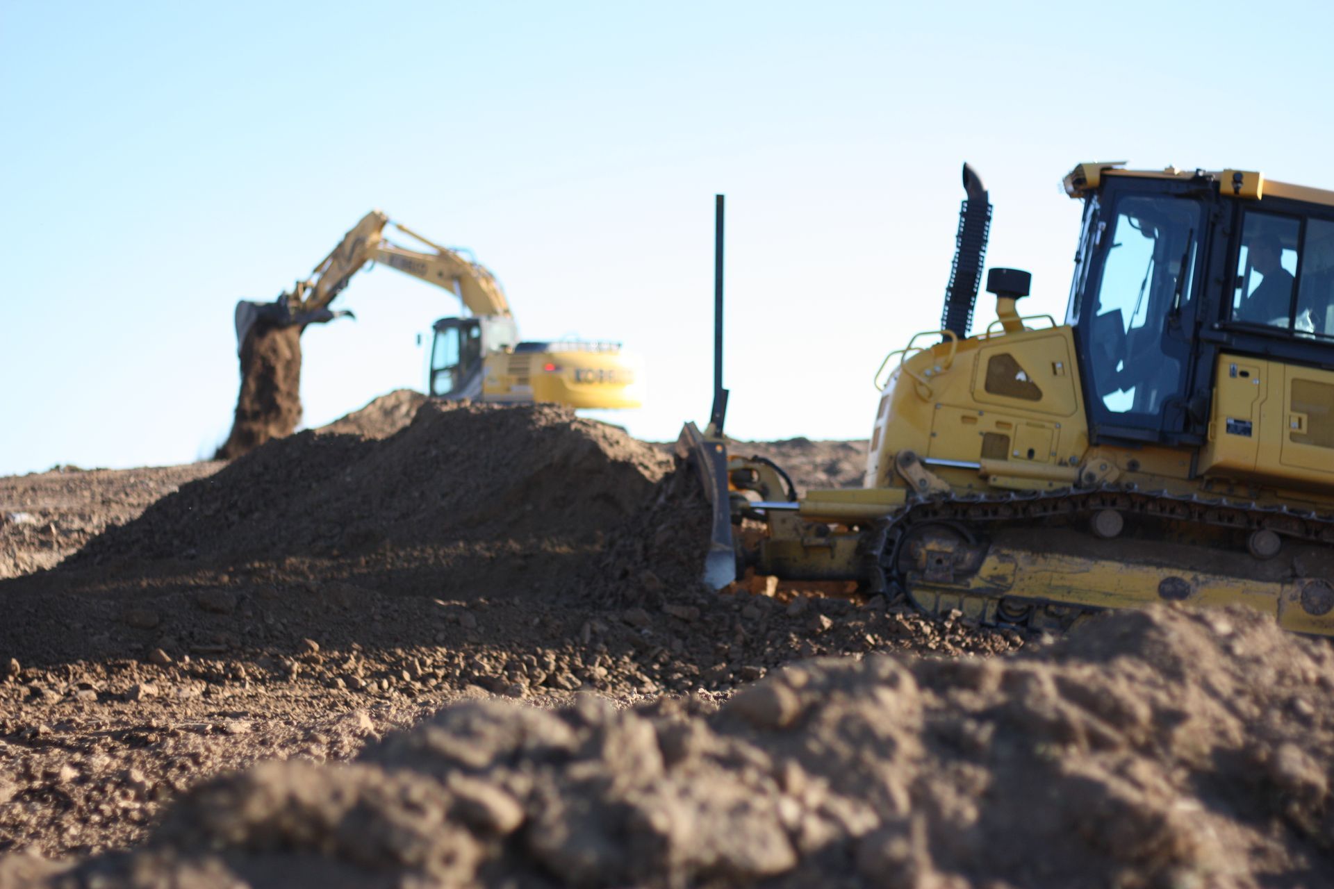 excavating & dozer