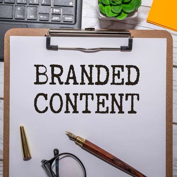 Content That Fits Your Brand and Messaging. Clipboard with