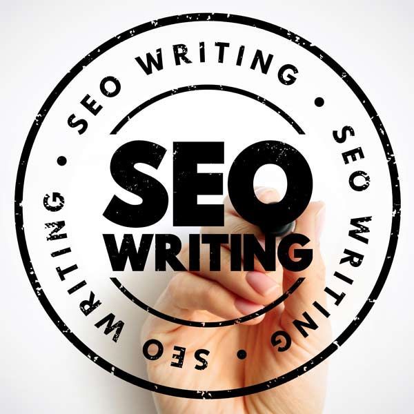 SEO‑Aligned Writing. Hand stamping