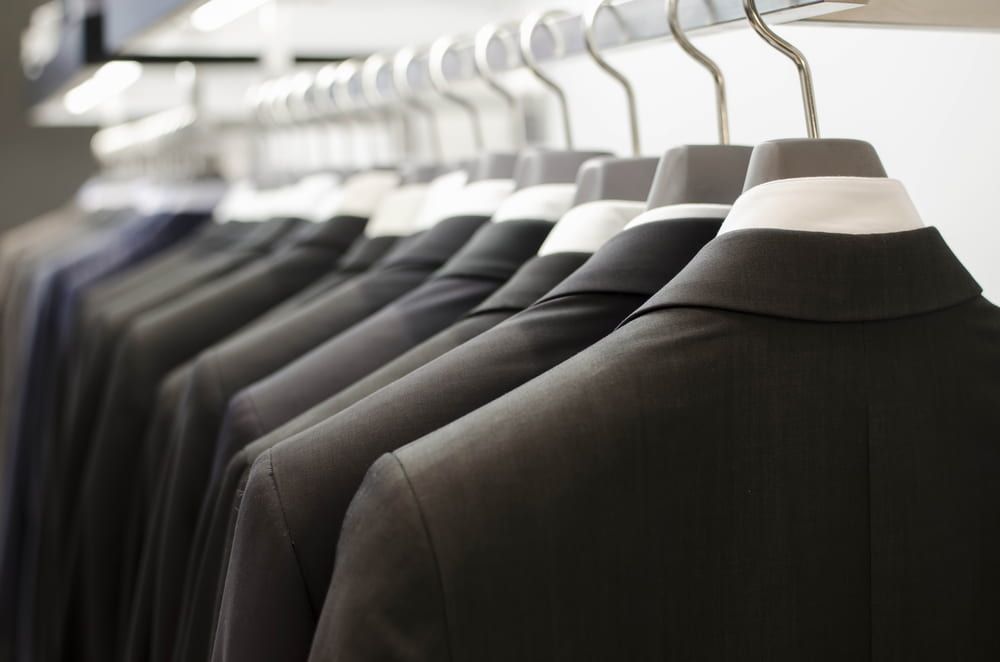 Hanging Men's Suit — Bonanno's Menswear in Fairy Meadow, NSW