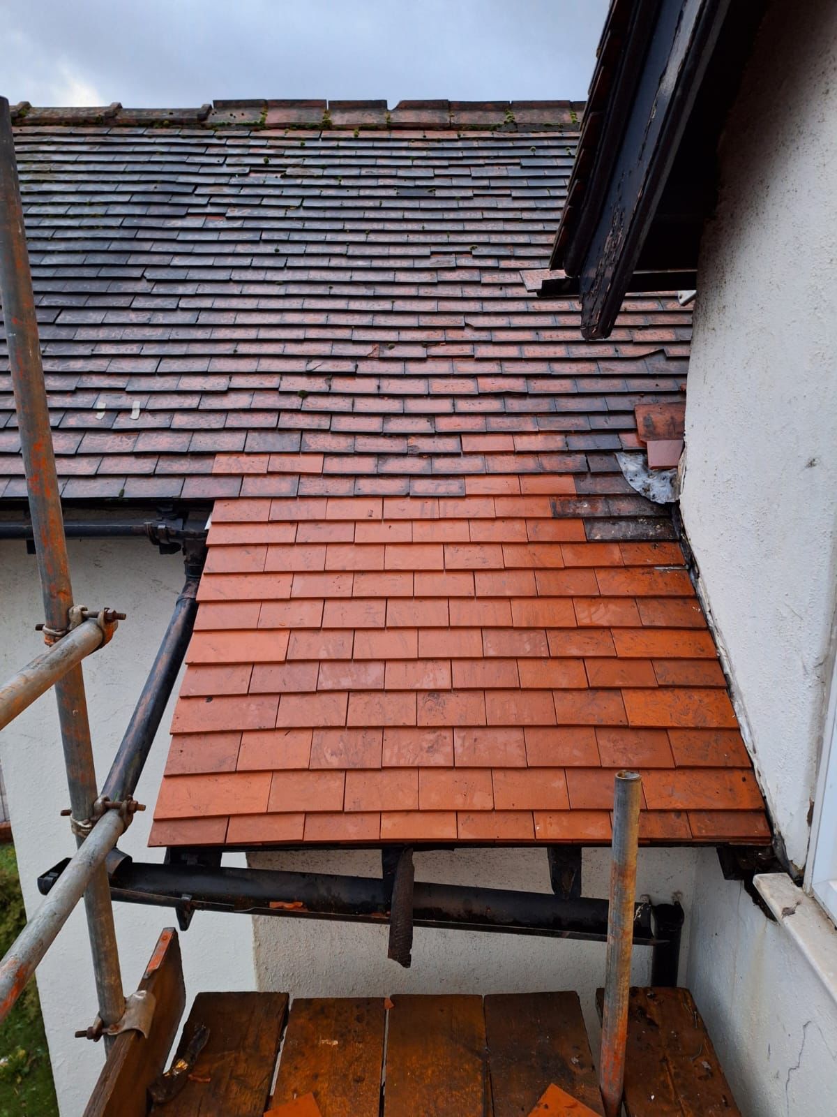 Slate roof repairs