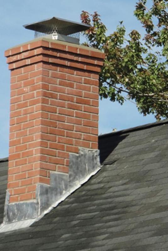 Roofers Manchester - new chimney flashing