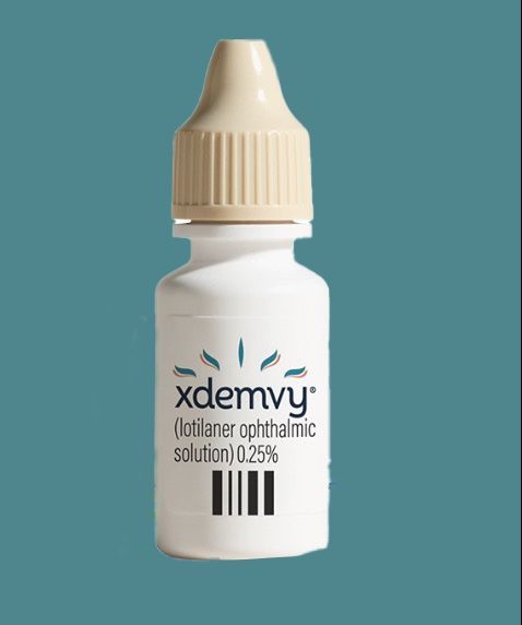 Bottle of Xdemvy Demodex
Mite Treatment
