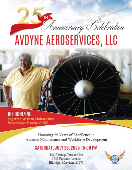 25th Anniversary Celebration - AvDyne Aeroservices, LLC