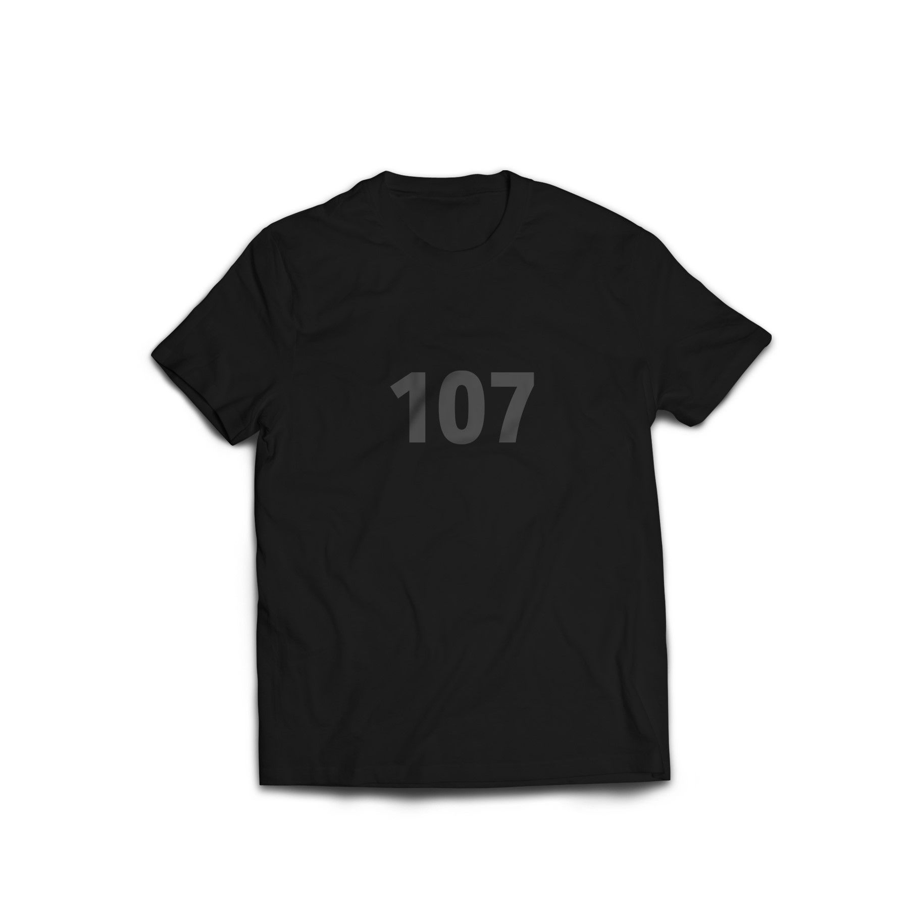 107 TSHIRT BLACK