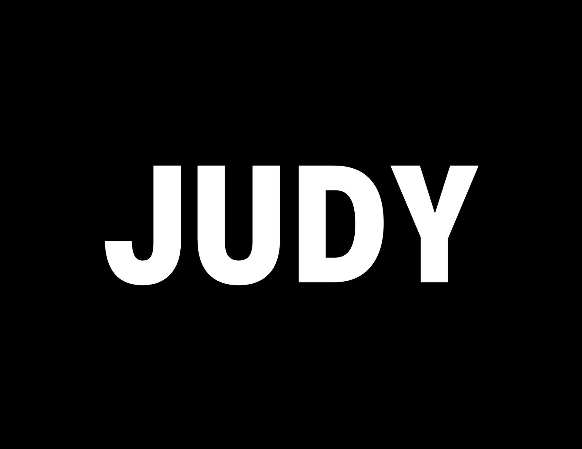 JUDY POSTER