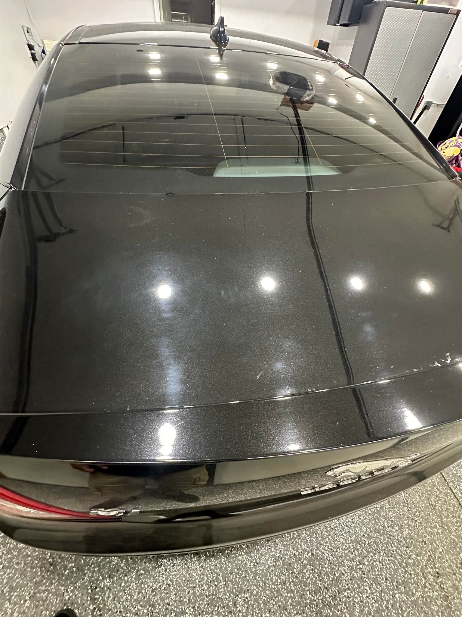 jaguar xj  2 step paint correction and 3 year ceramic coating before picture