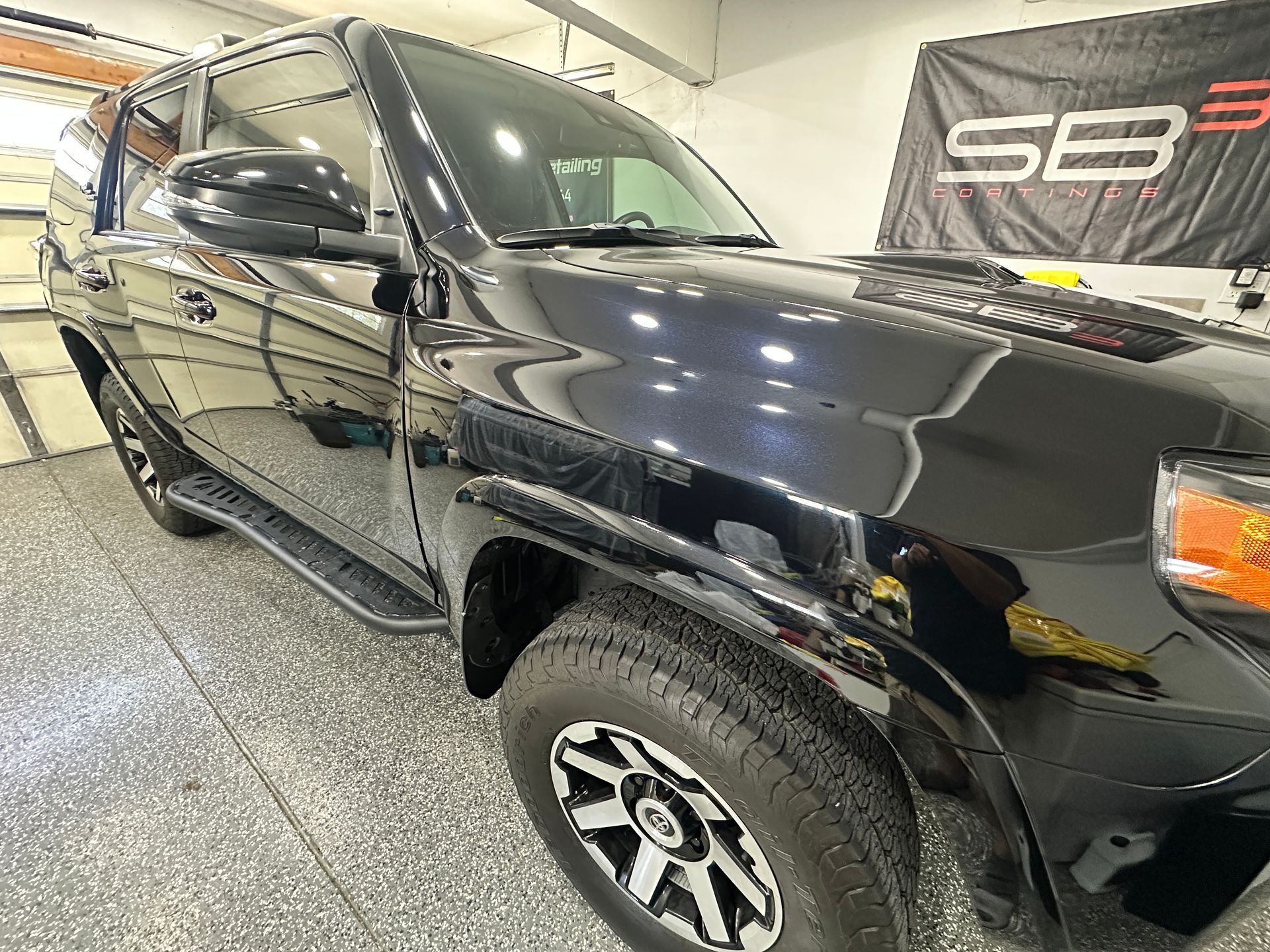 2022 Toyota 4runner coupe 2 step paint correction and 3 year ceramic coating after picture
