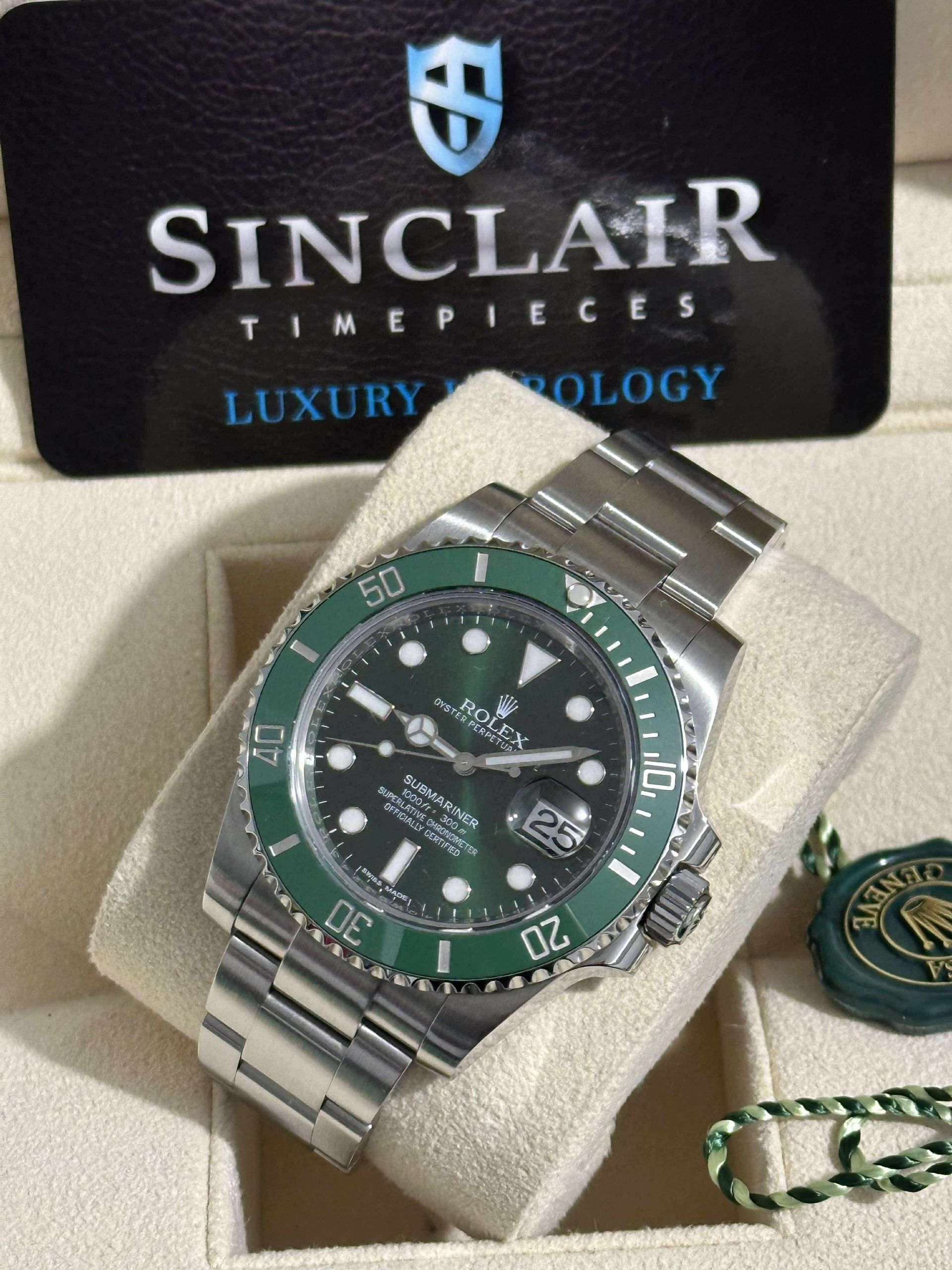 2016 Rolex Submariner Hulk