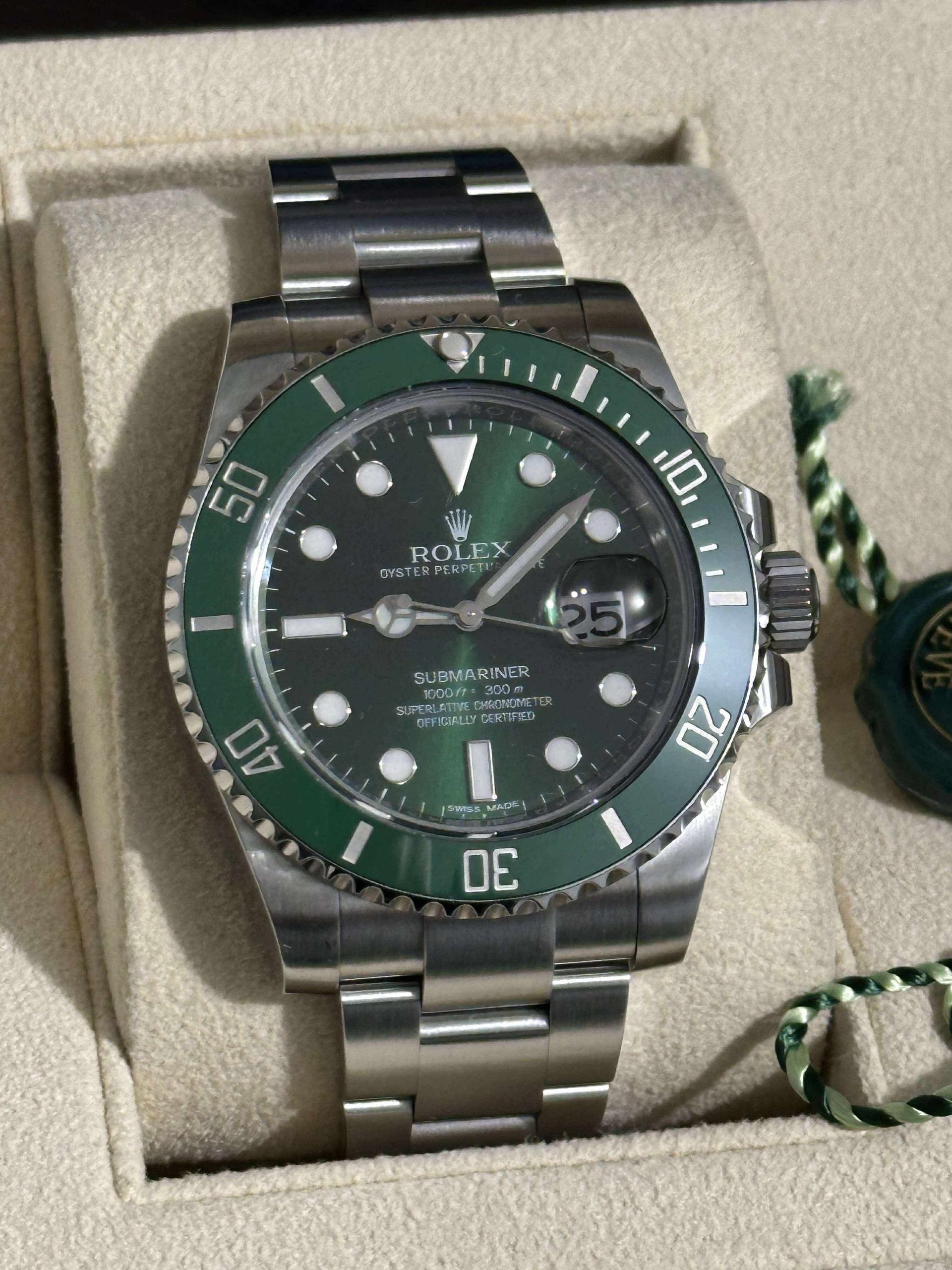 2016 Rolex Submariner Hulk
