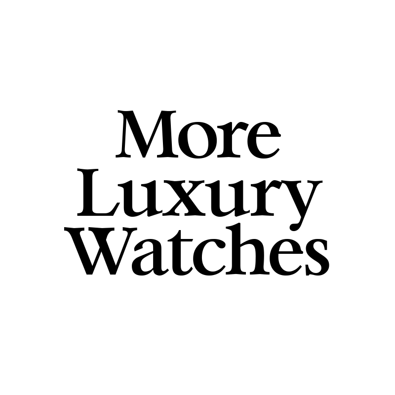 The logo for more luxury watches is black and white.