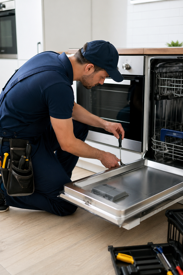 Tecnico AZ Service con ricambi originali