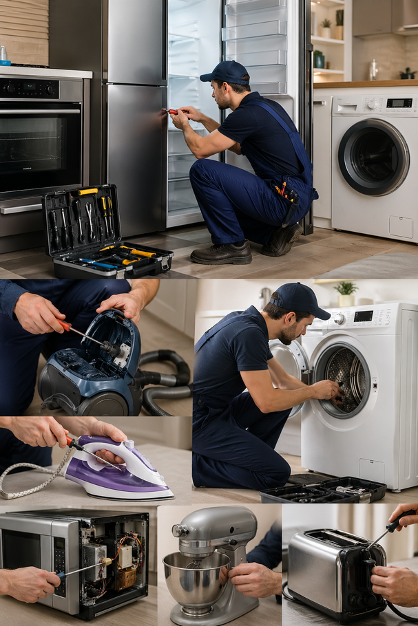 Tecnico AZ Service con ricambi originali