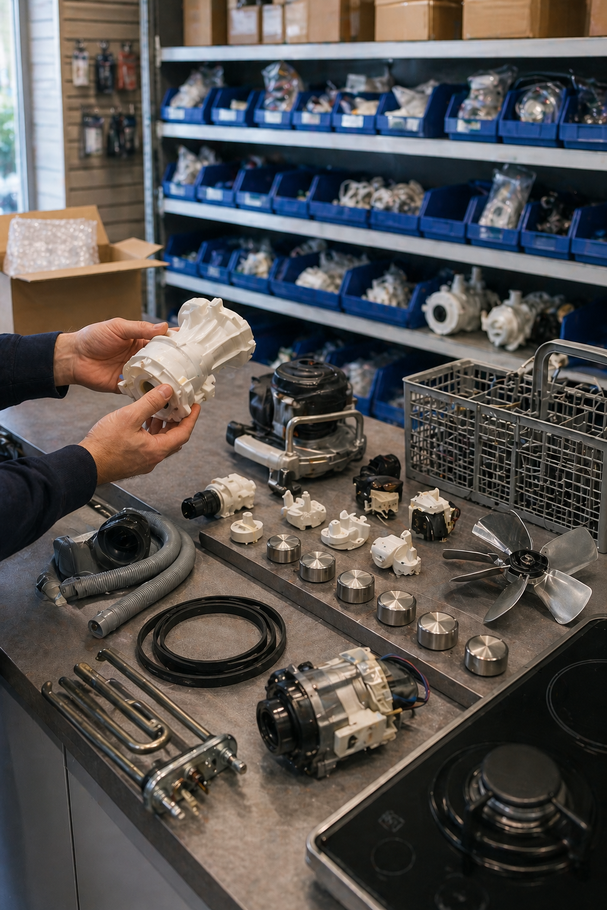 Tecnico AZ Service con ricambi originali