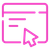 Pink Arrange Online Icon