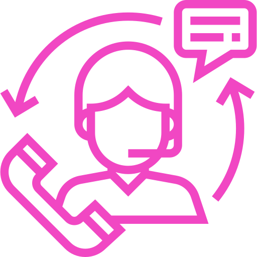 Pink Need Help Icon