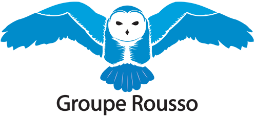 Le logo du groupe rousso a un hibou dessus