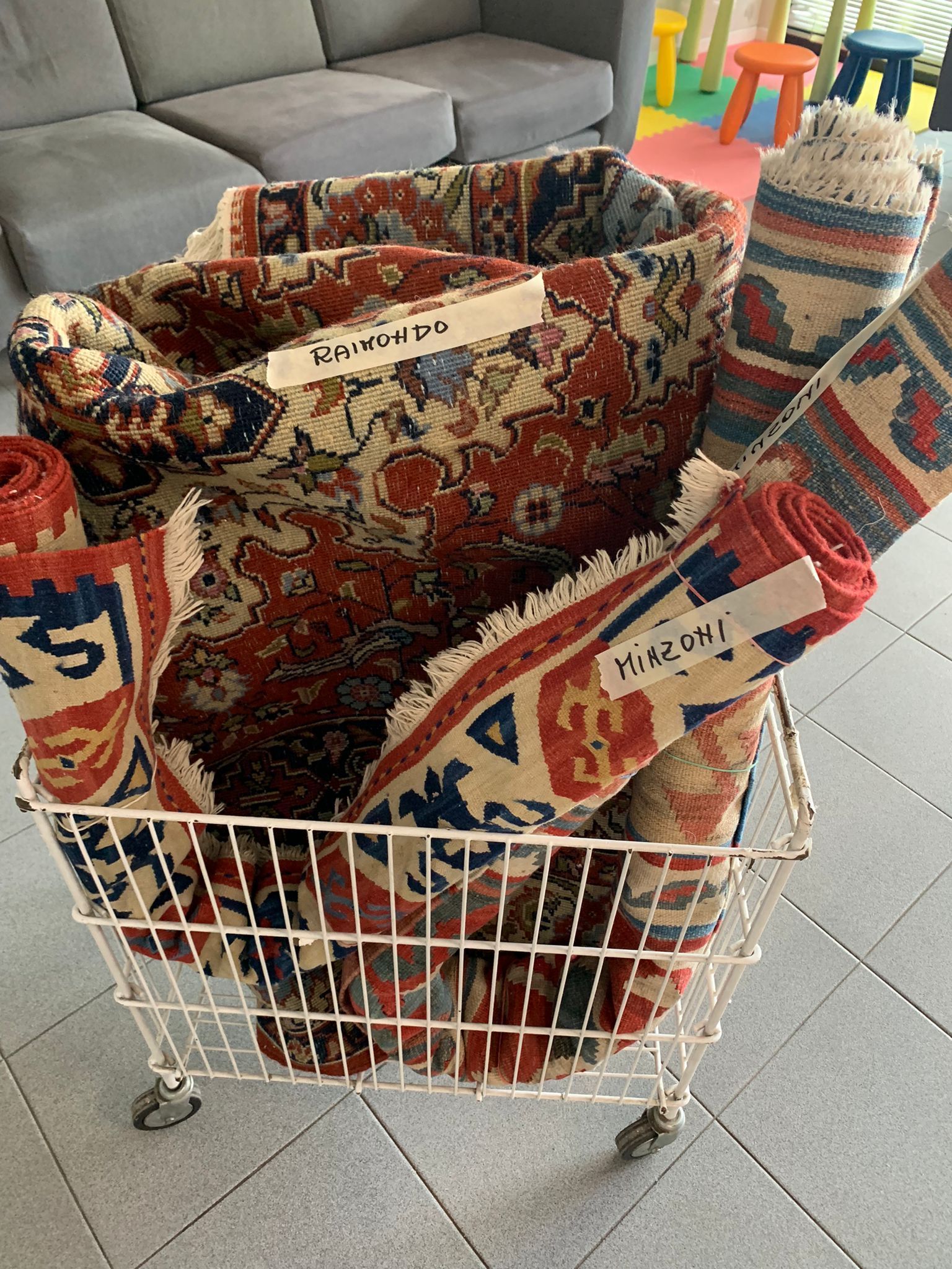 lavaggio tappeti