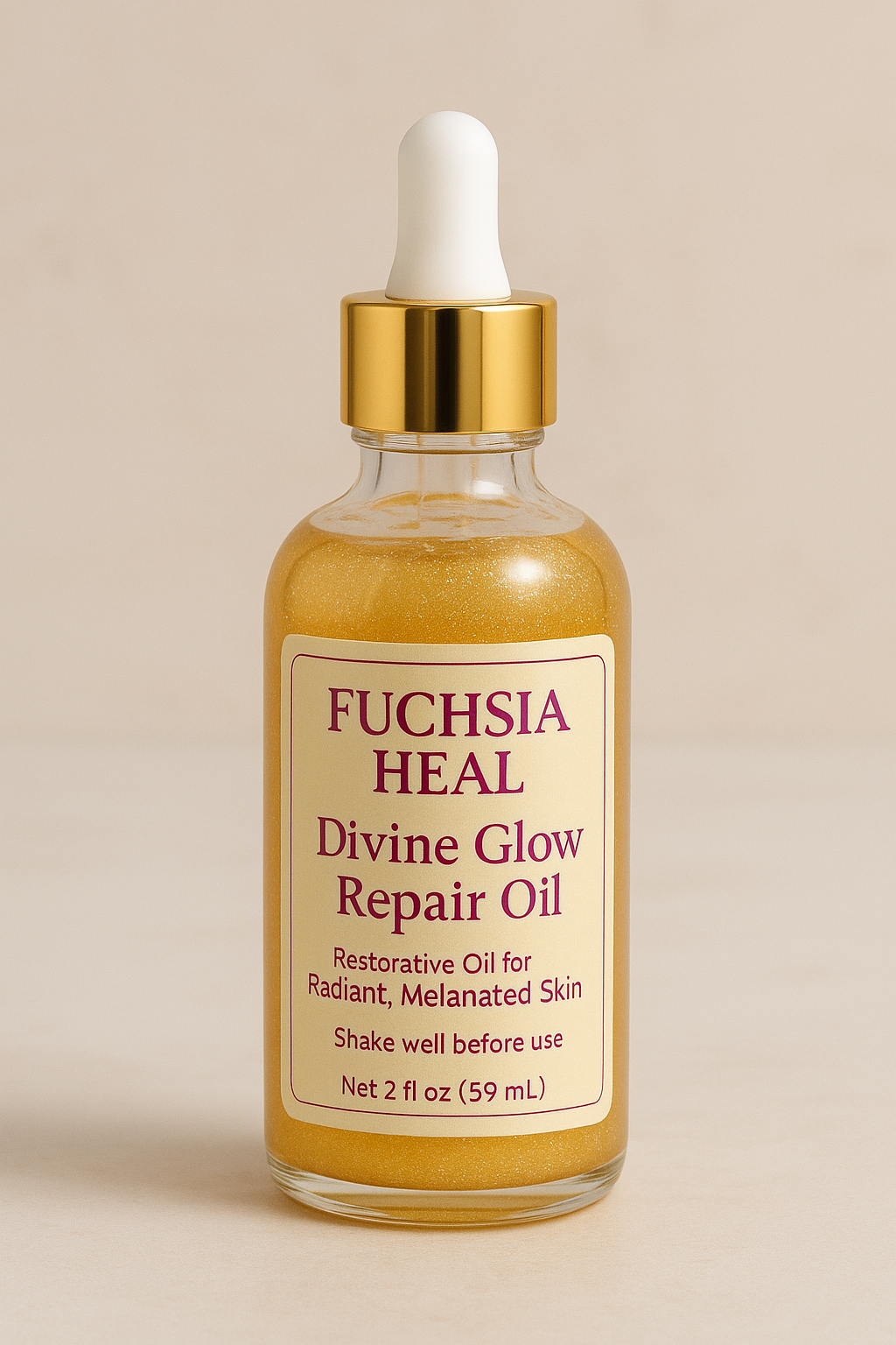 Fuchsia Heal: Divine Glow Repair Oil