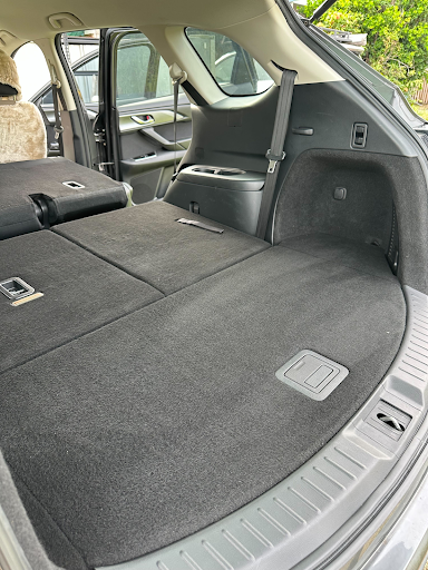 Inside the Rear of a Car With Seats Folded Down — Mobile Club Cars Cairns in Earlville, QLD
