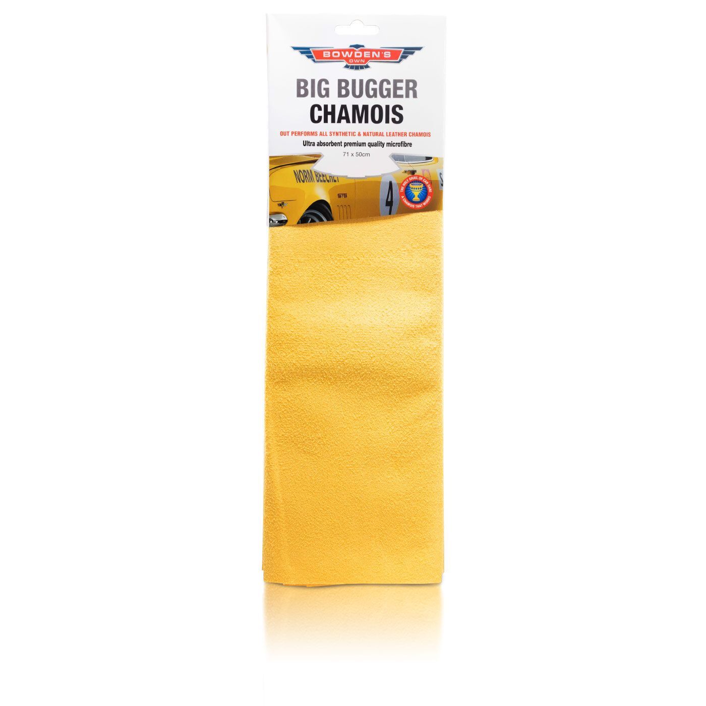 Big Buggers Chamois Towel with Yellow Microfiber Cloth — Mobile Club Cars Cairns in Earlville, QLD