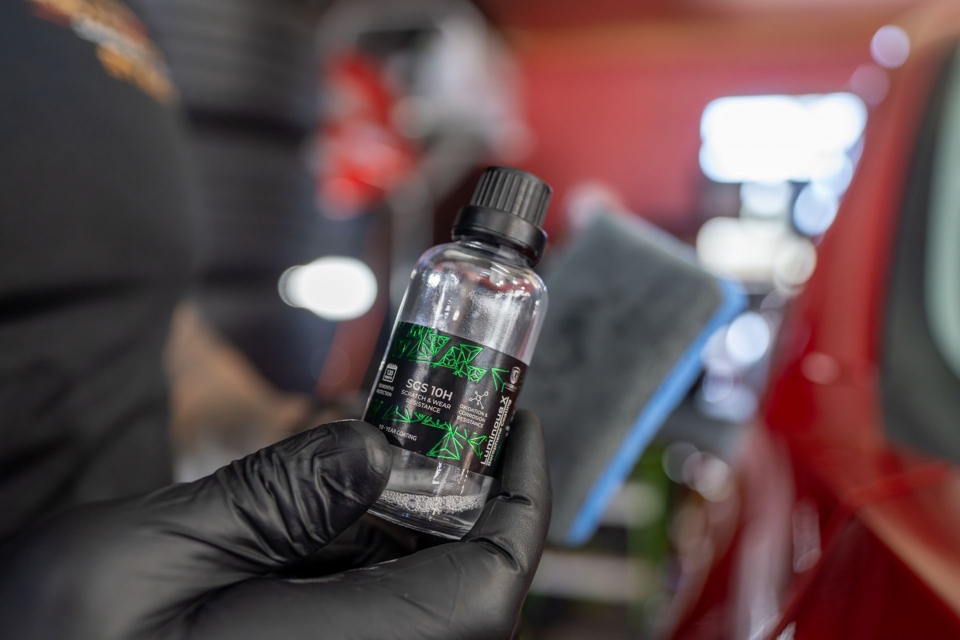 Ceramic Coating Bottle — Mobile Club Cars Cairns in Earlville, QLD
