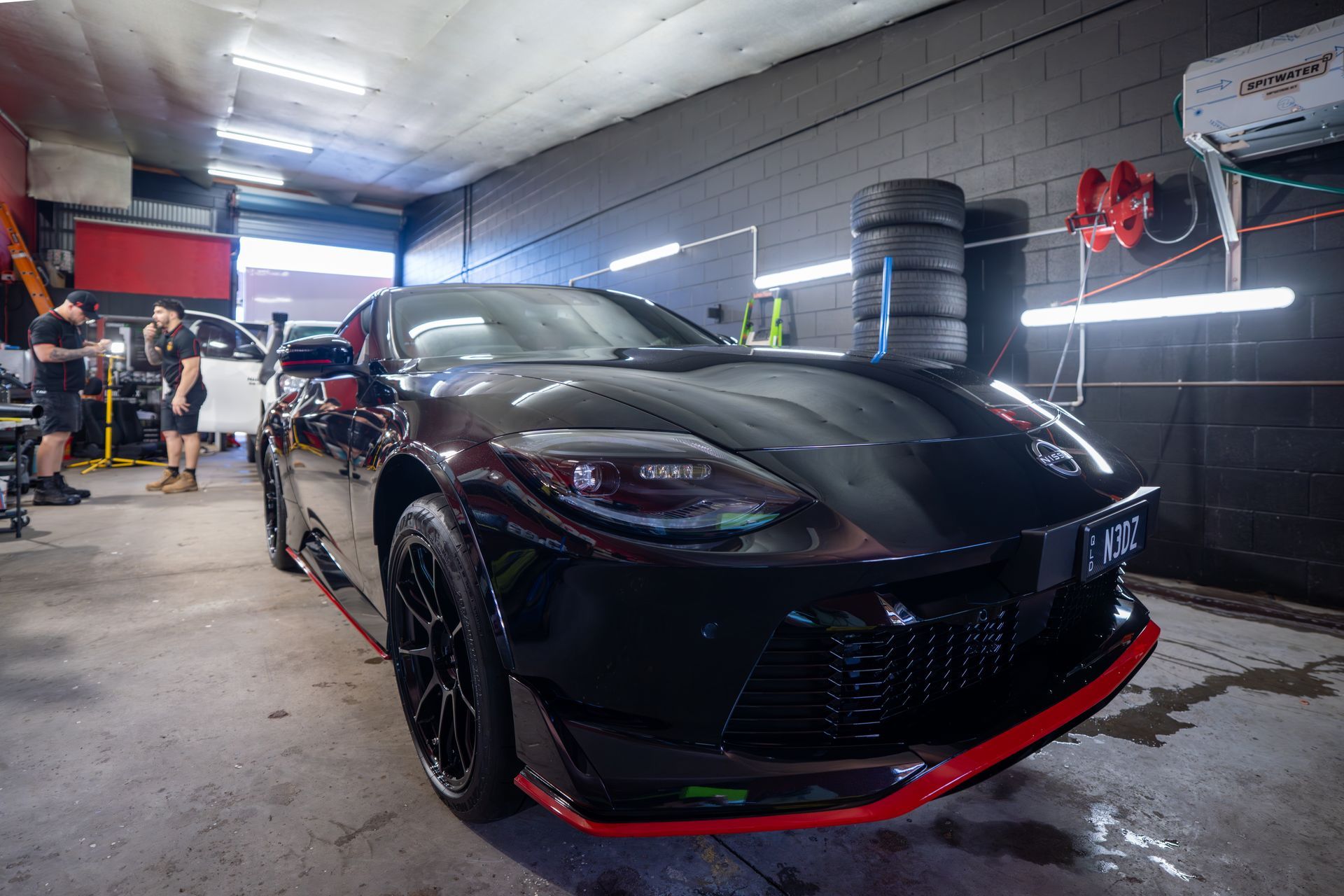 Black Car in A Garage — Mobile Club Cars Cairns in Earlville, QLD