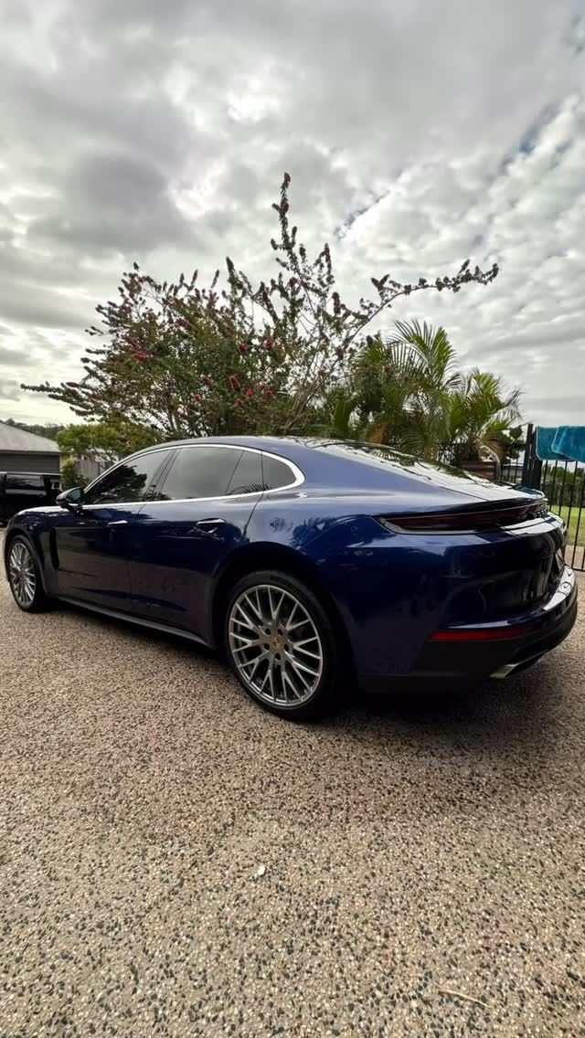 Blue Porsche Parked on Gravel — Mobile Club Cars Cairns in Earlville, QLD
