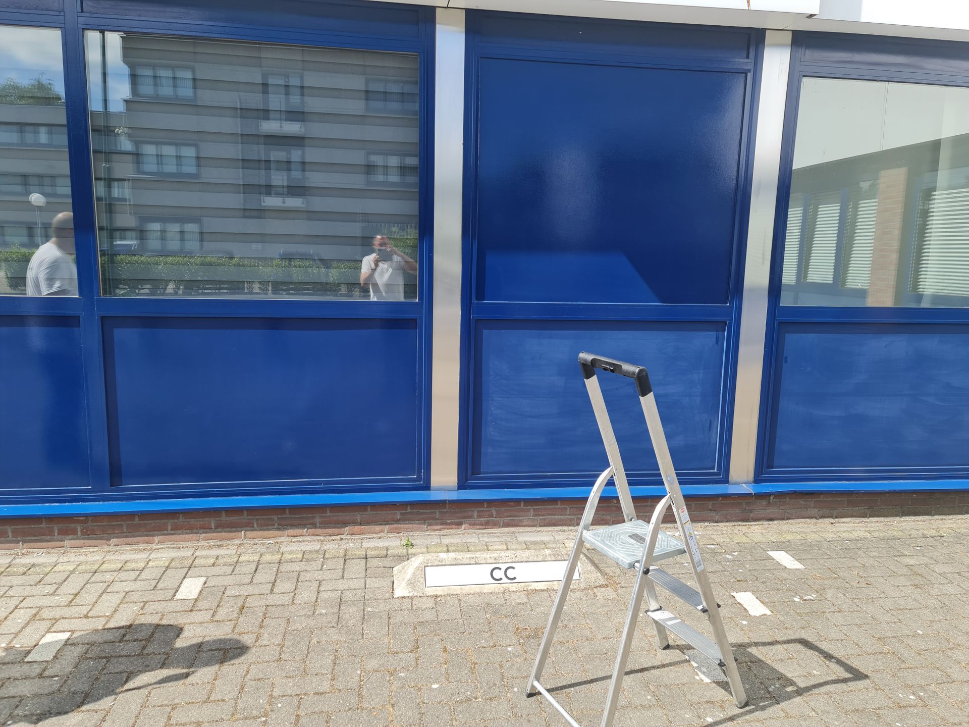 Soft wash nano coating graffiti bleuwash bleu wash