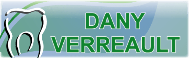 Un logo pour dany verreault avec une dent dessus