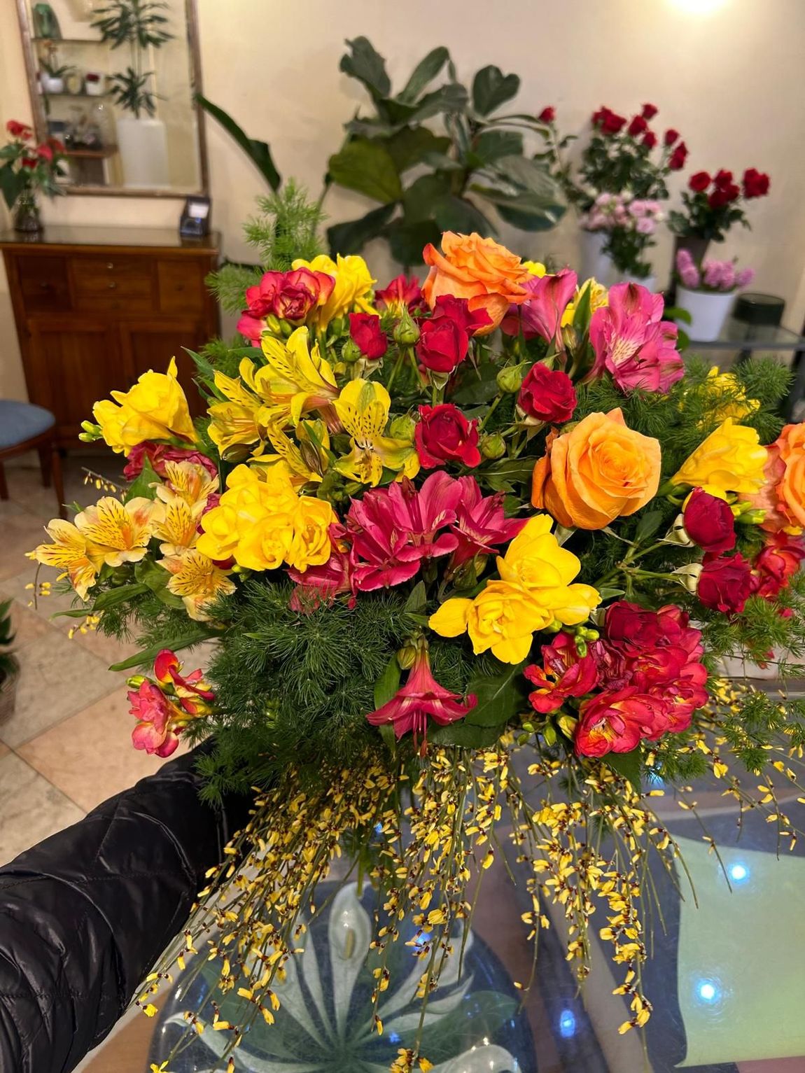 mixed fresh flowers