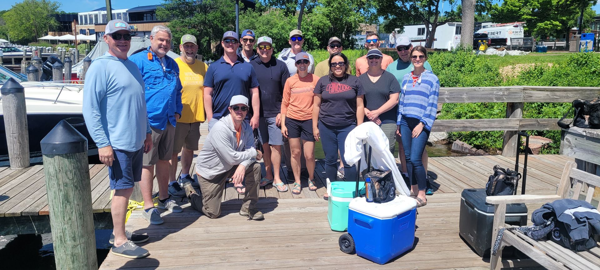 corporate fishing event
