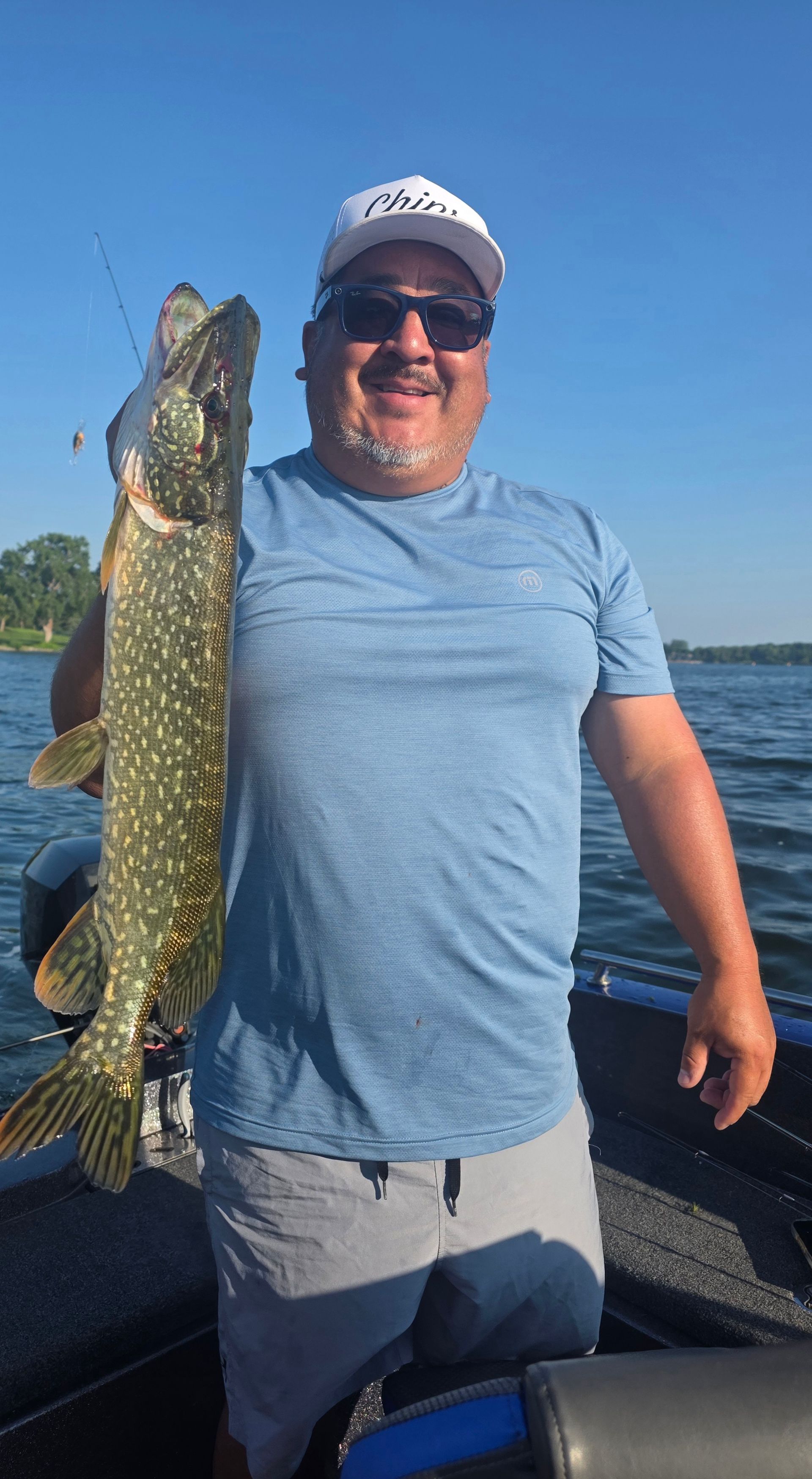 Northern pike fishing charter Minnesota