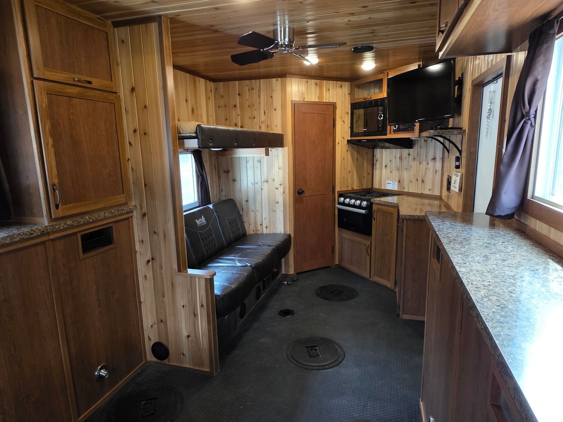 Ice fishing houses to rent on Lake Minnetonka, MN